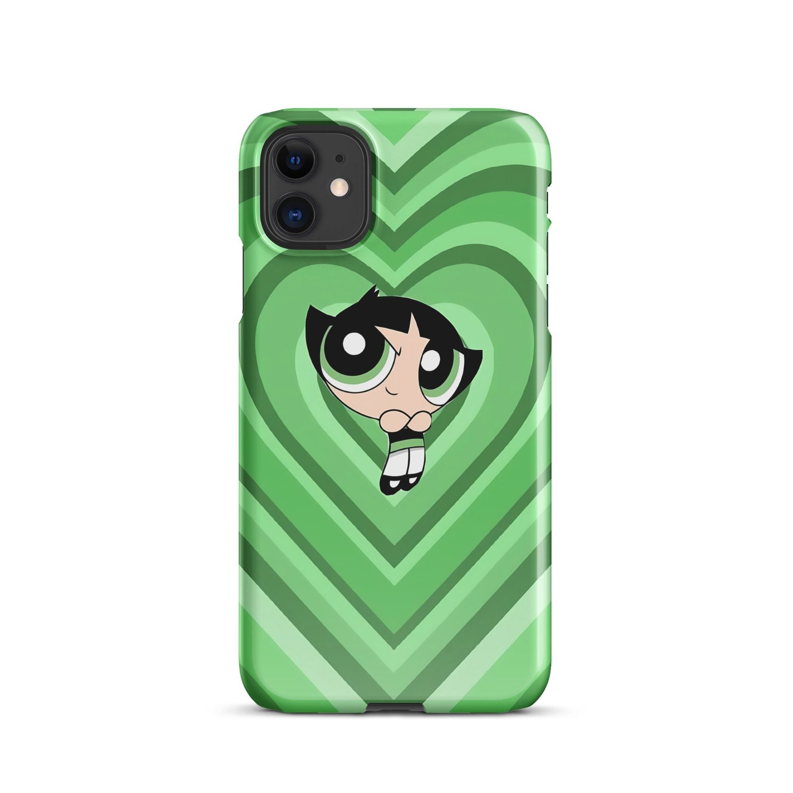 Green Cute Cartoon Snap Phone Case (Phone 11–17 Series)