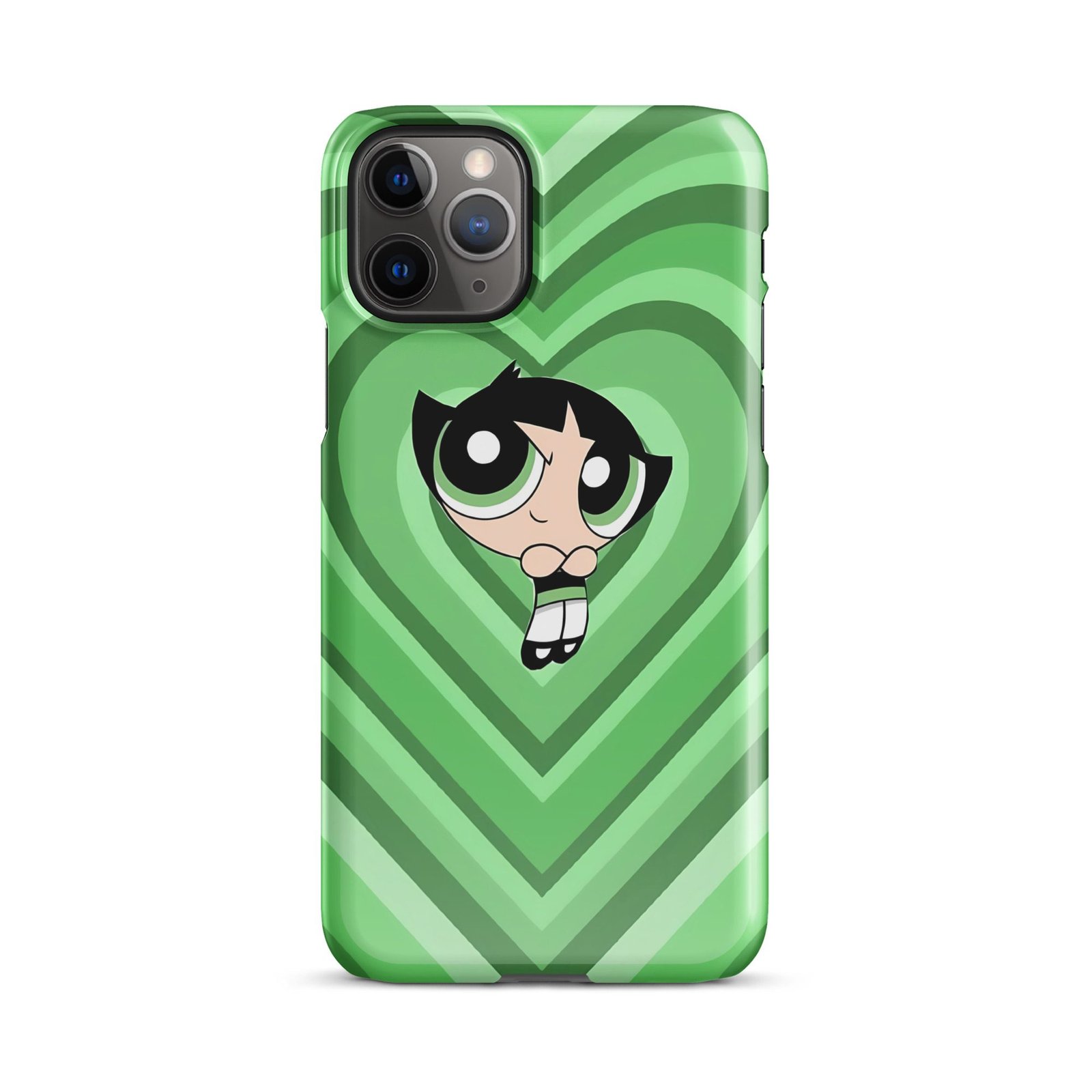 Green Cute Cartoon Snap Phone Case (Phone 11–17 Series)