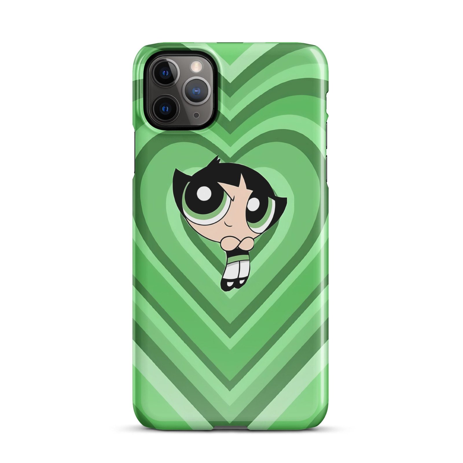 Green Cute Cartoon Snap Phone Case (Phone 11–17 Series)
