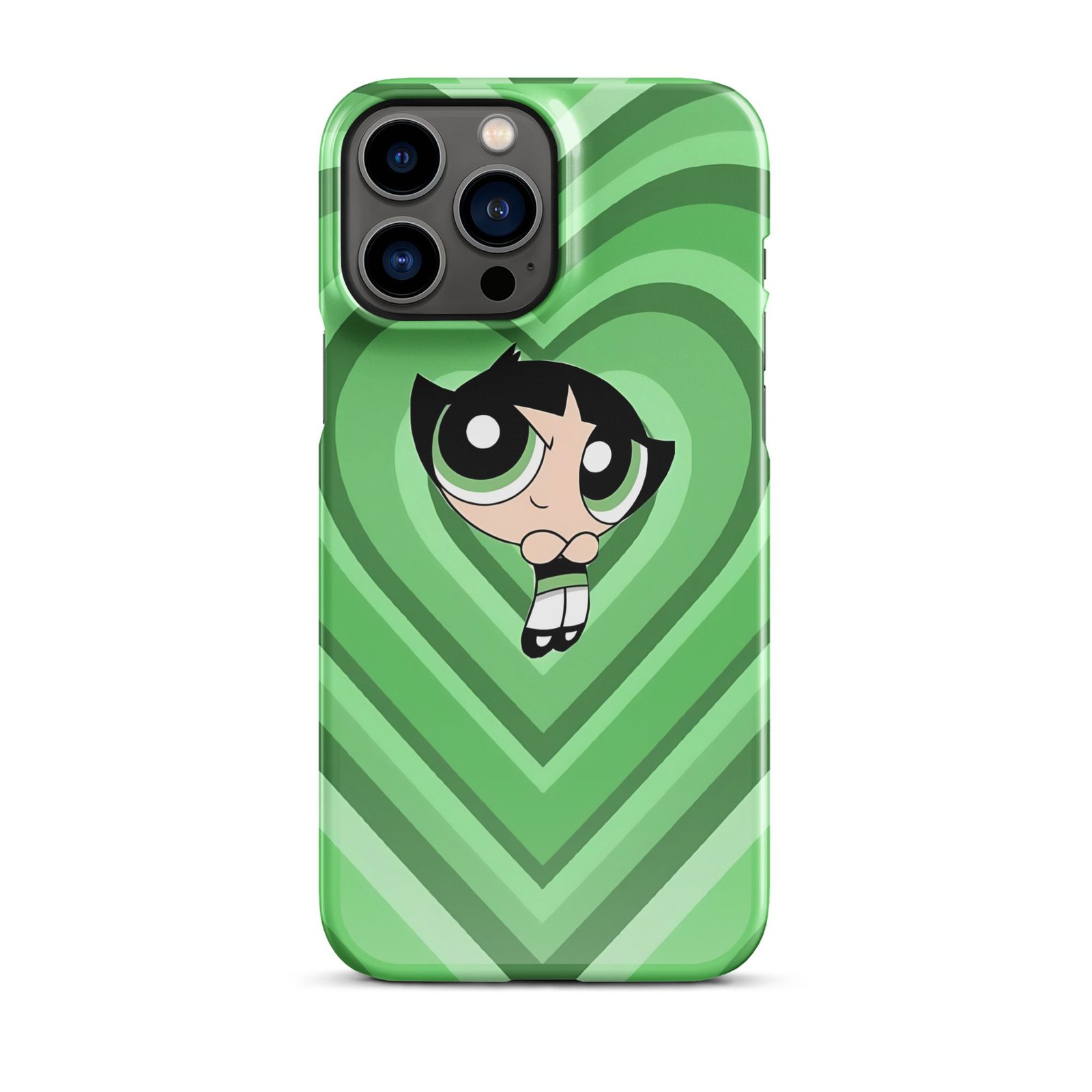Green Cute Cartoon Snap Phone Case (Phone 11–17 Series)