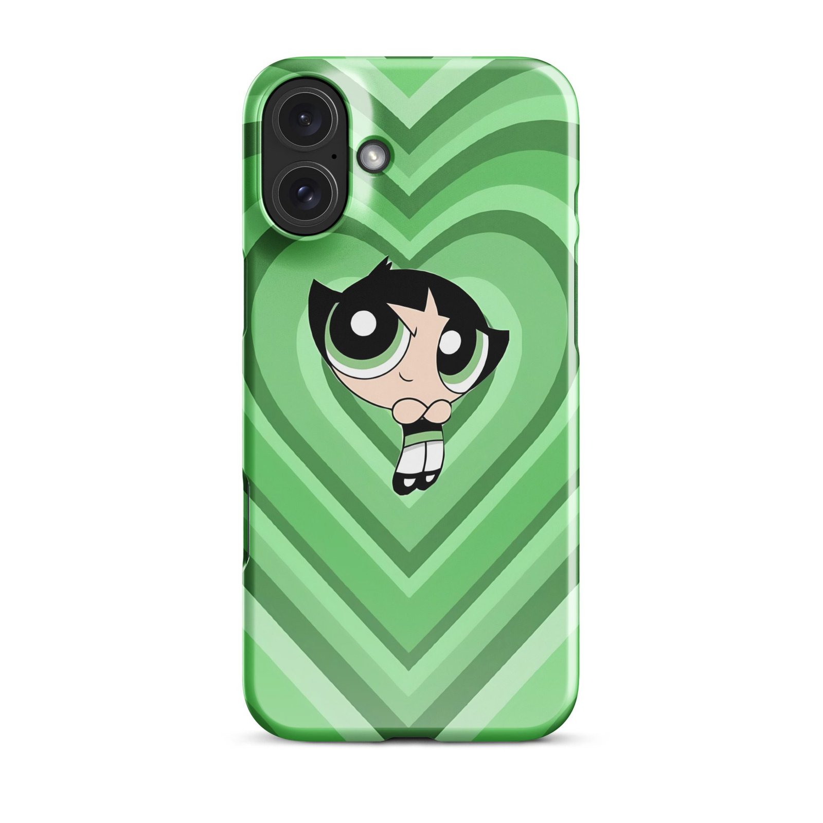 Green Cute Cartoon Snap Phone Case (Phone 11–17 Series)