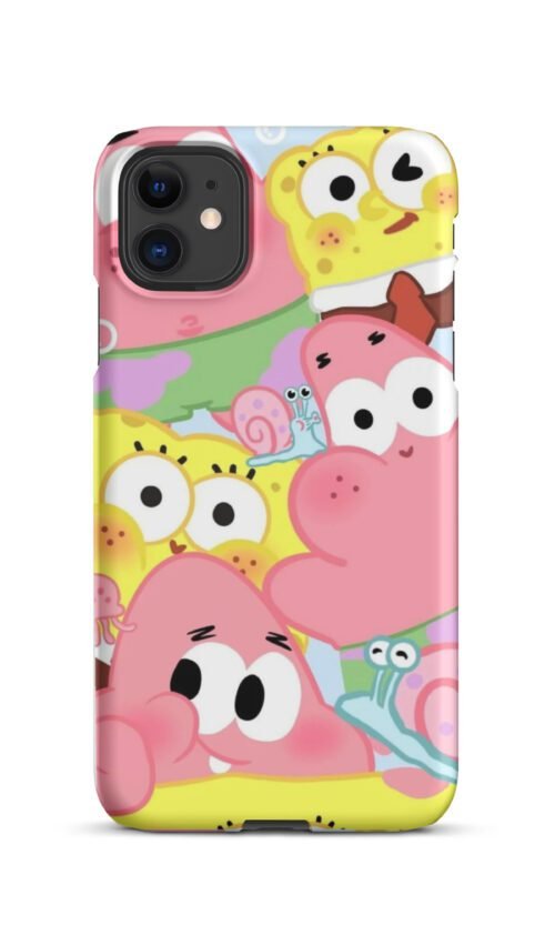 Pink Cute Cartoon Snap Phone Case (Phone 11–17 Series)