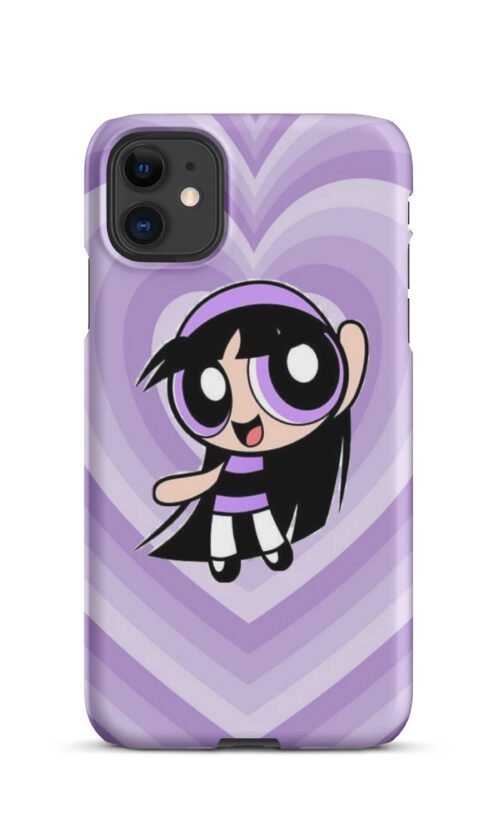Purple Cute Cartoon Snap Phone Case (Phone 11–17 Series)