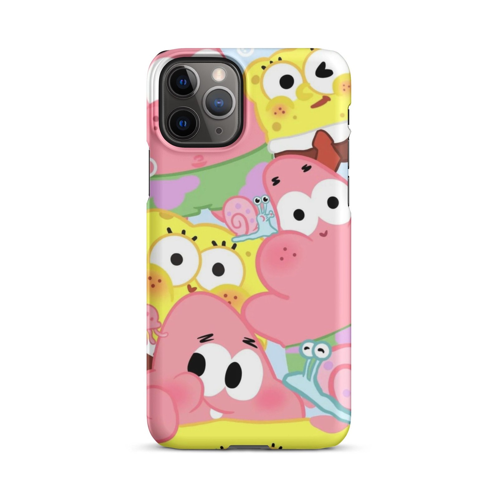 Pink Cute Cartoon Snap Phone Case (Phone 11–17 Series)
