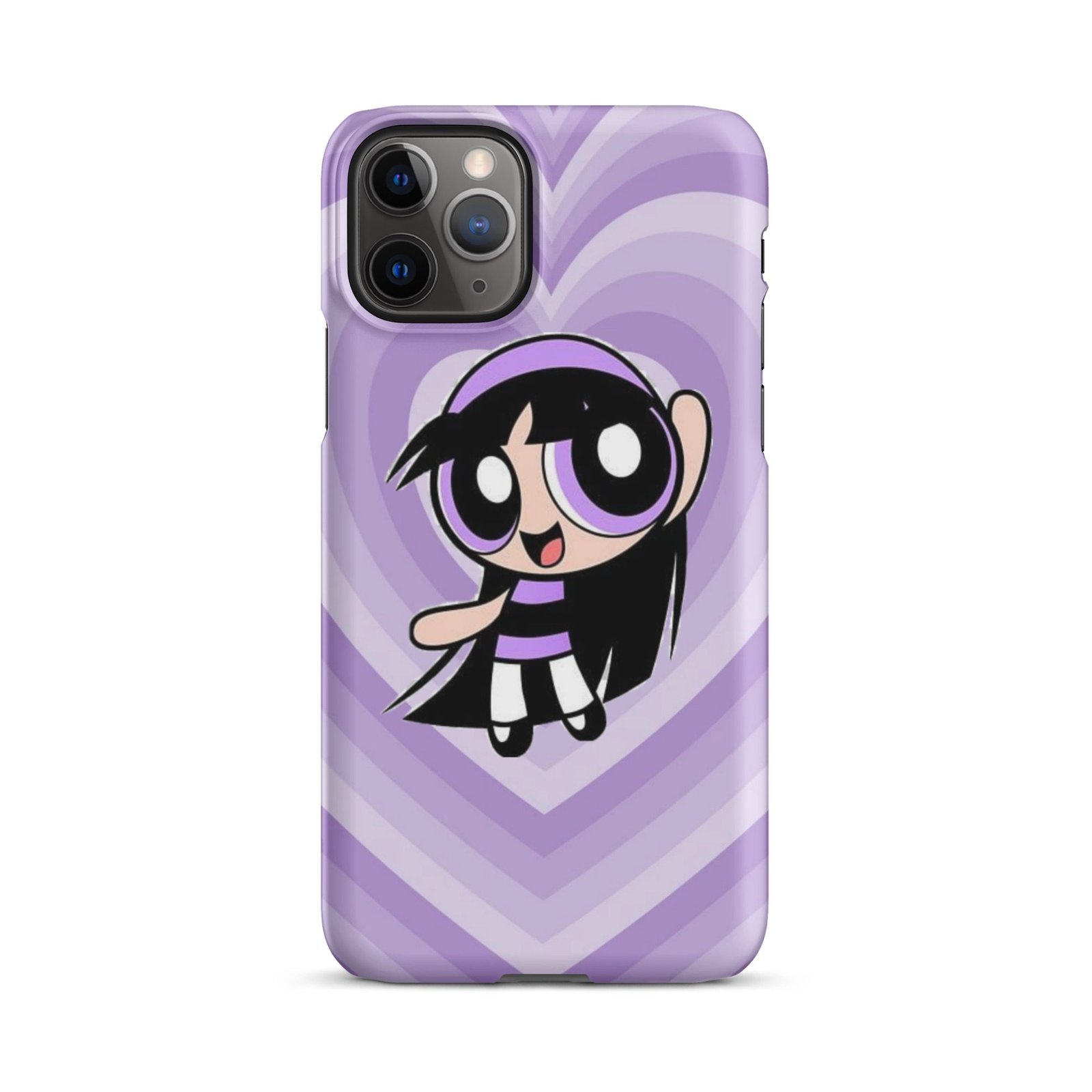Purple Cute Cartoon Snap Phone Case (Phone 11–17 Series)