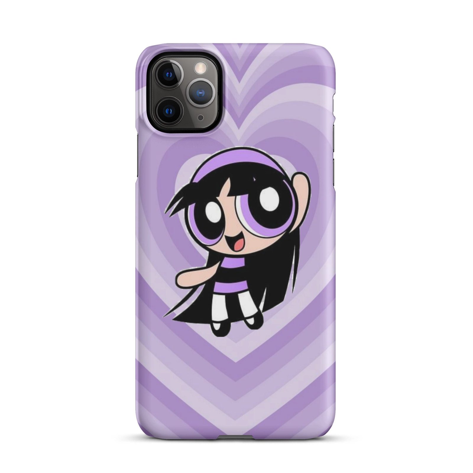 Purple Cute Cartoon Snap Phone Case (Phone 11–17 Series)