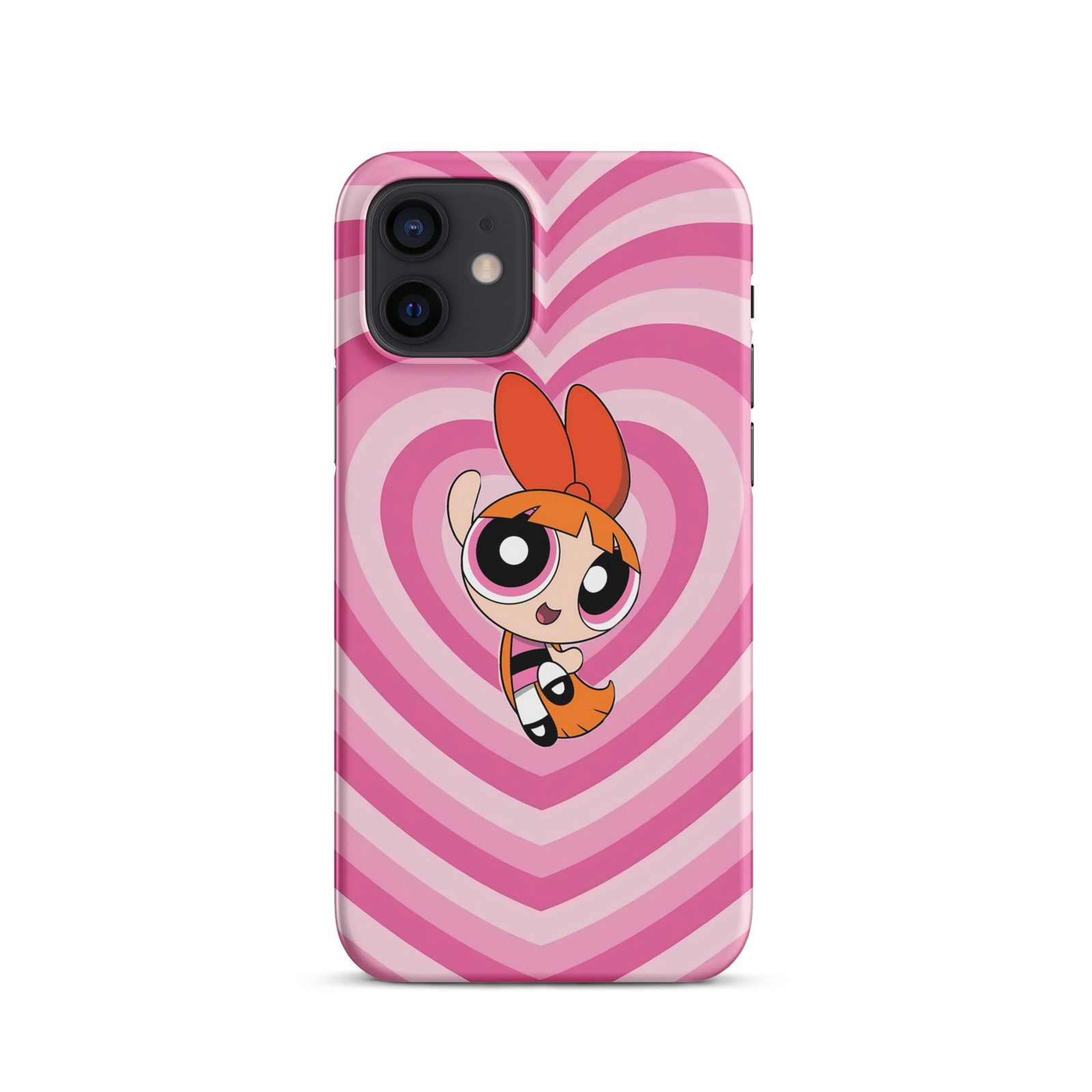 Pink Heart Wave Snap Phone Case (Phone 11–17 Series)
