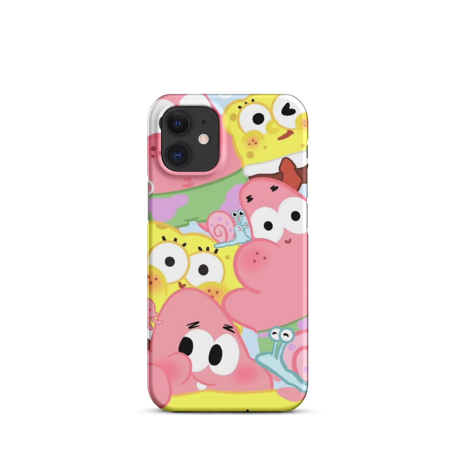 Pink Cute Cartoon Snap Phone Case (Phone 11–17 Series)