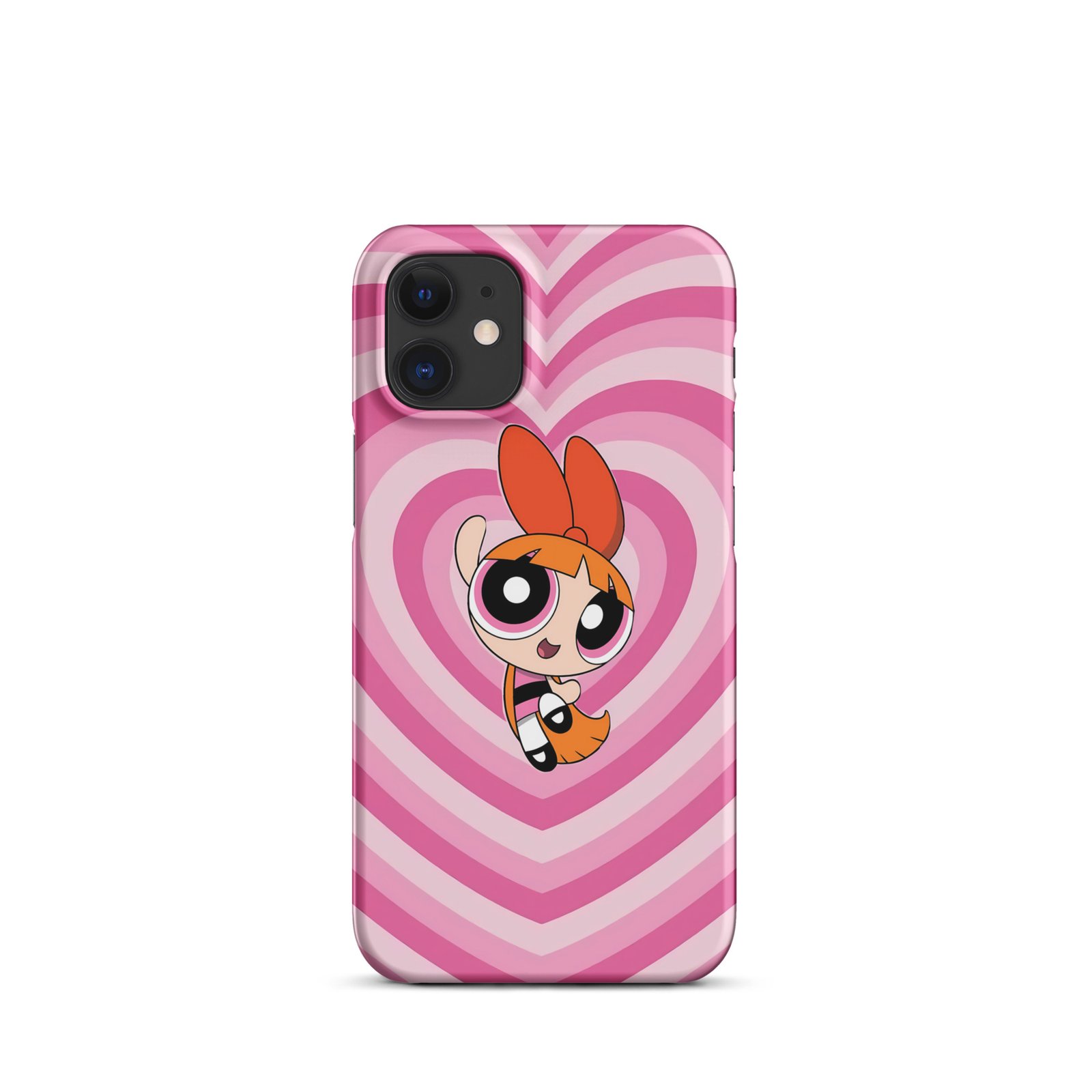 Pink Heart Wave Snap Phone Case (Phone 11–17 Series)