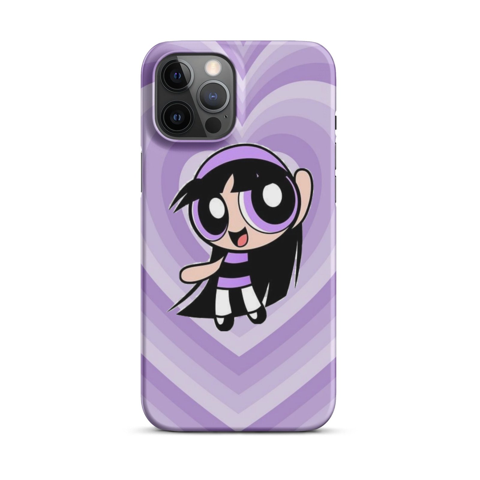 Purple Cute Cartoon Snap Phone Case (Phone 11–17 Series)