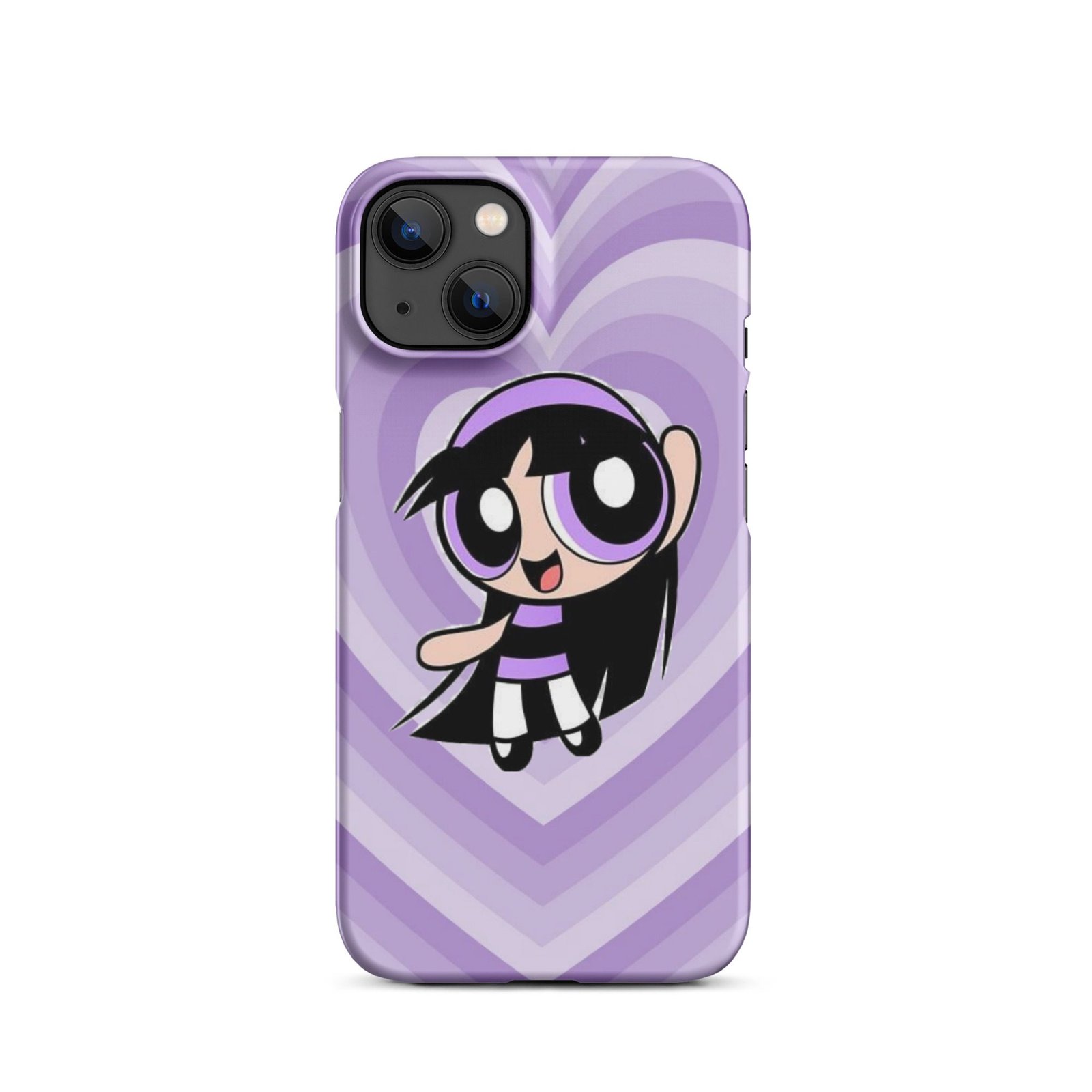 Purple Cute Cartoon Snap Phone Case (Phone 11–17 Series)