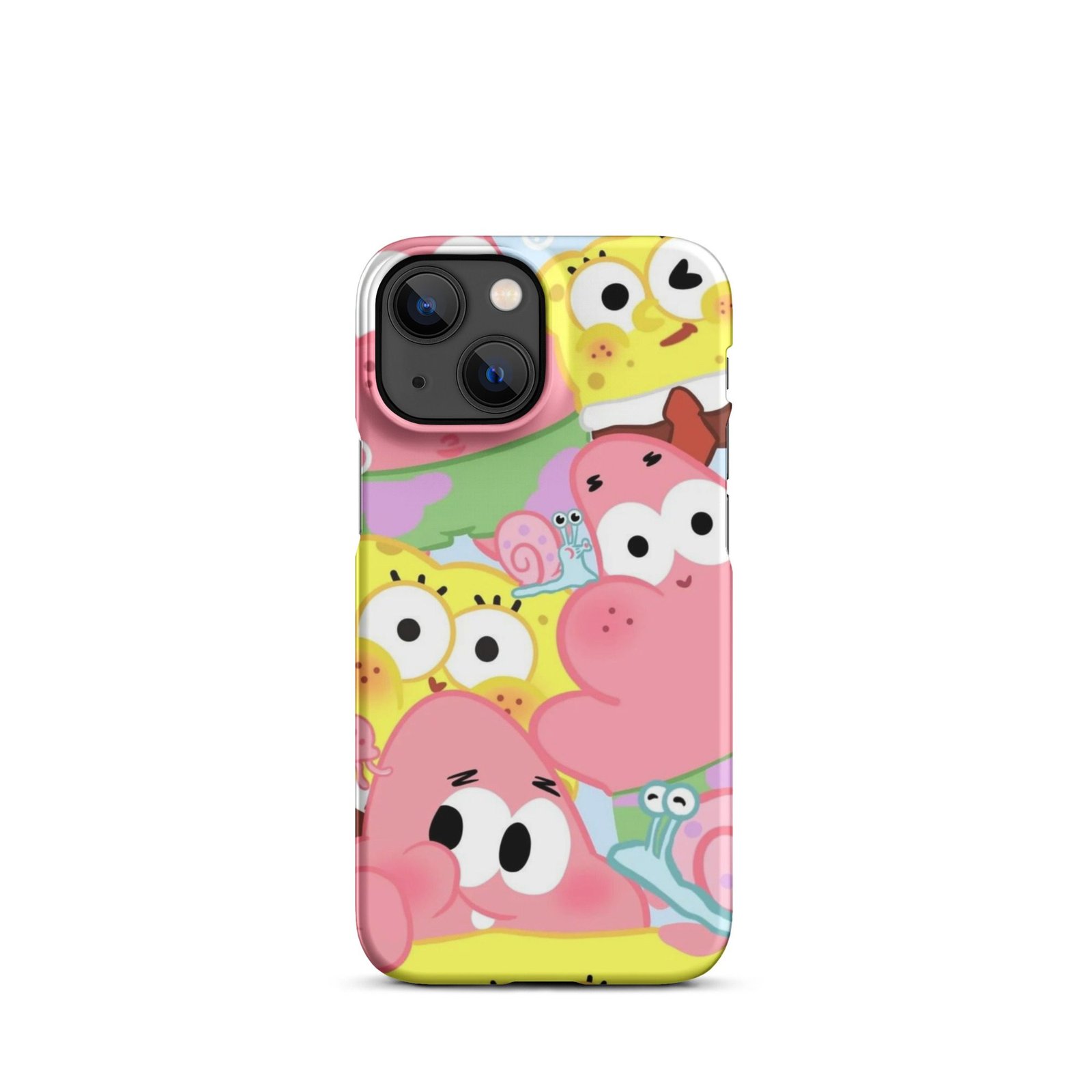 Pink Cute Cartoon Snap Phone Case (Phone 11–17 Series)