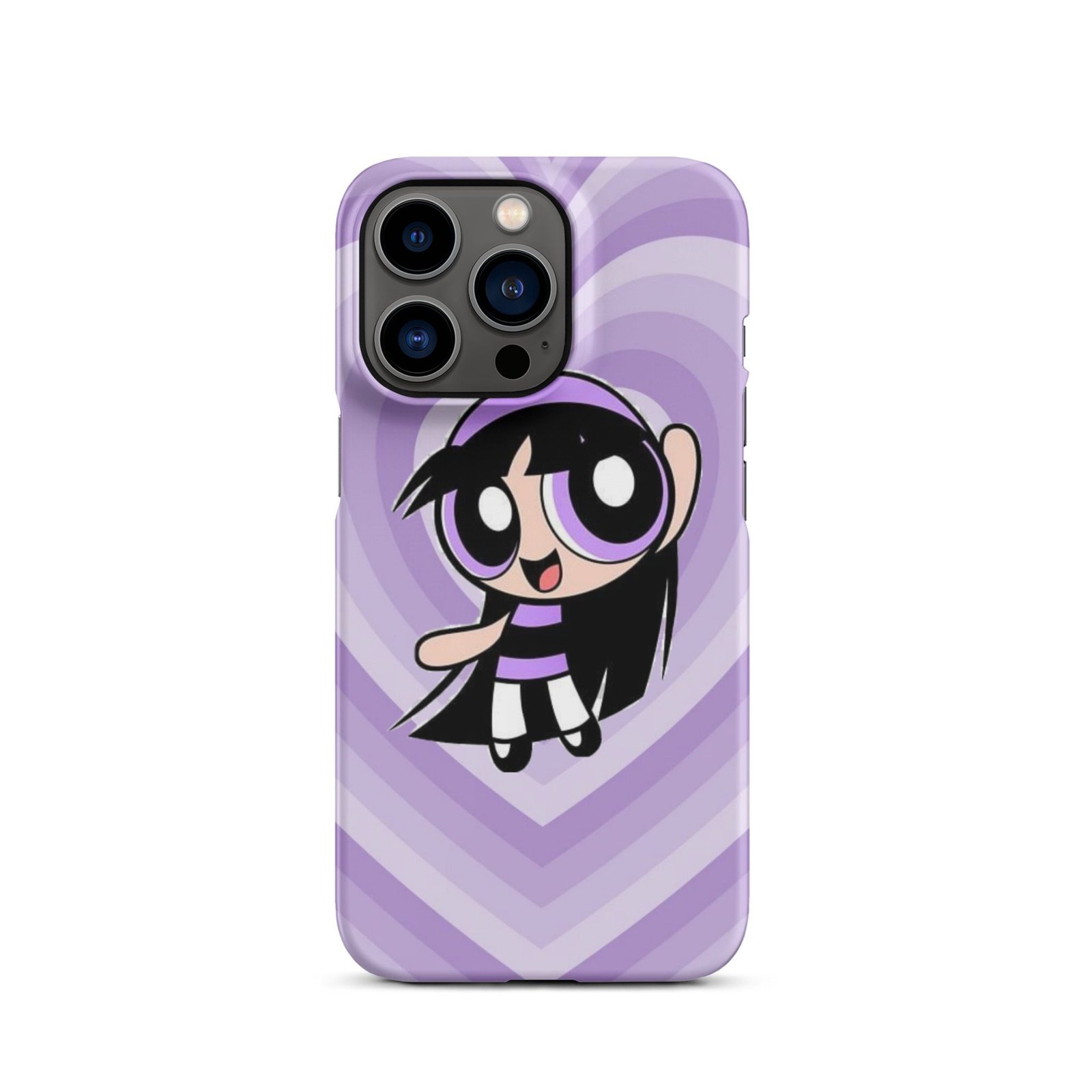 Purple Cute Cartoon Snap Phone Case (Phone 11–17 Series)