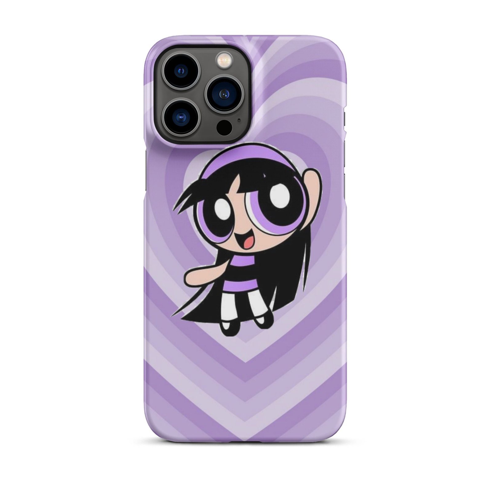 Purple Cute Cartoon Snap Phone Case (Phone 11–17 Series)