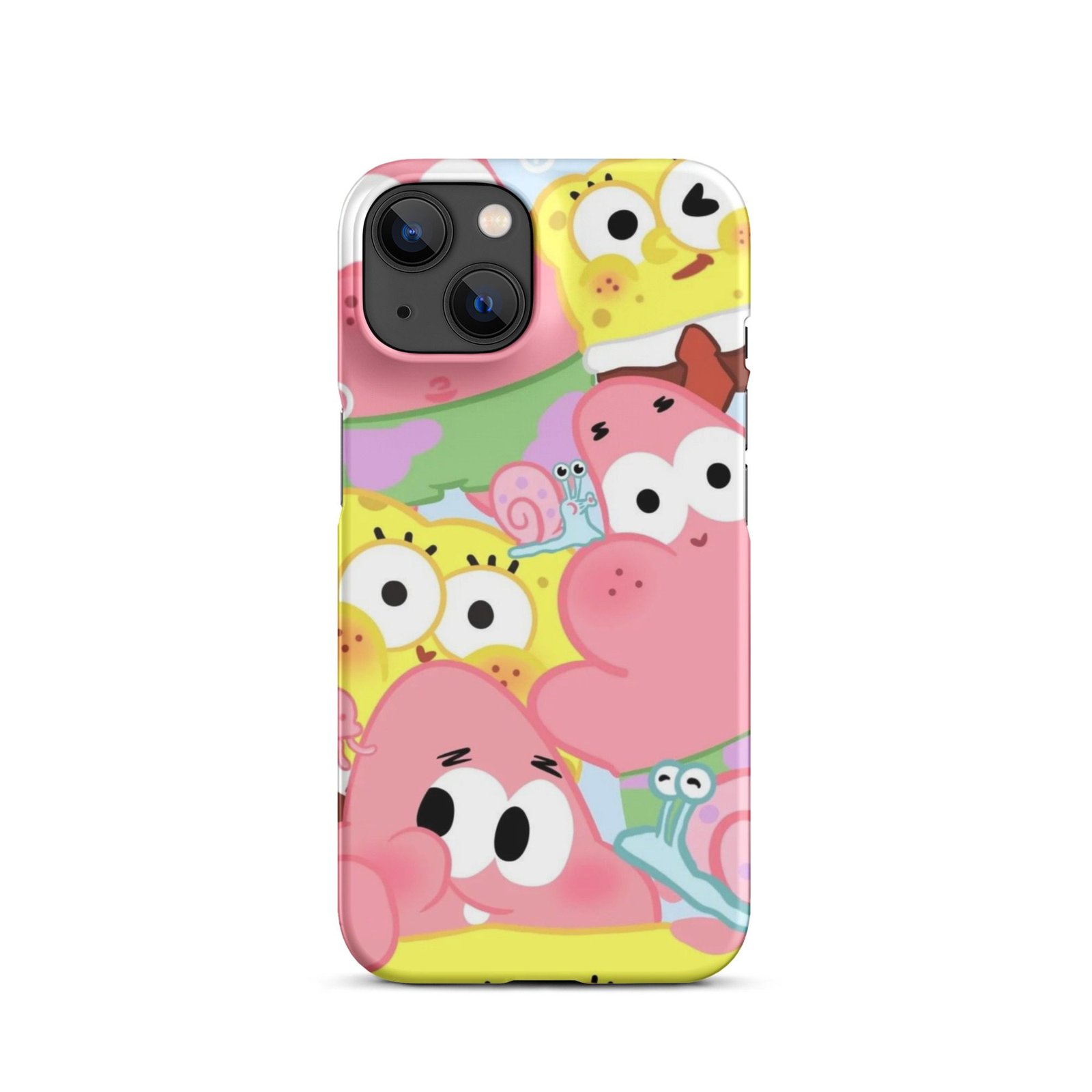 Pink Cute Cartoon Snap Phone Case (Phone 11–17 Series)