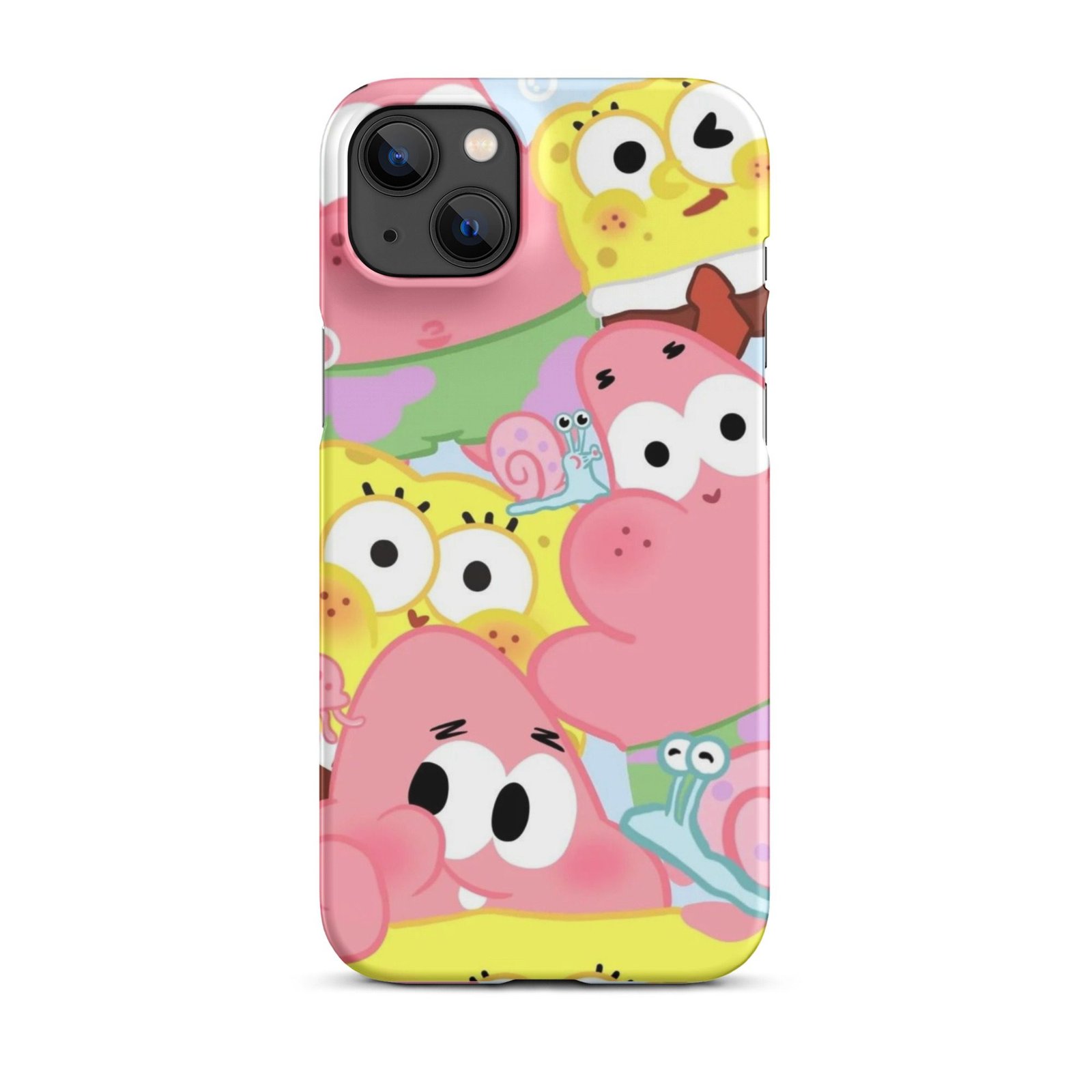 Pink Cute Cartoon Snap Phone Case (Phone 11–17 Series)