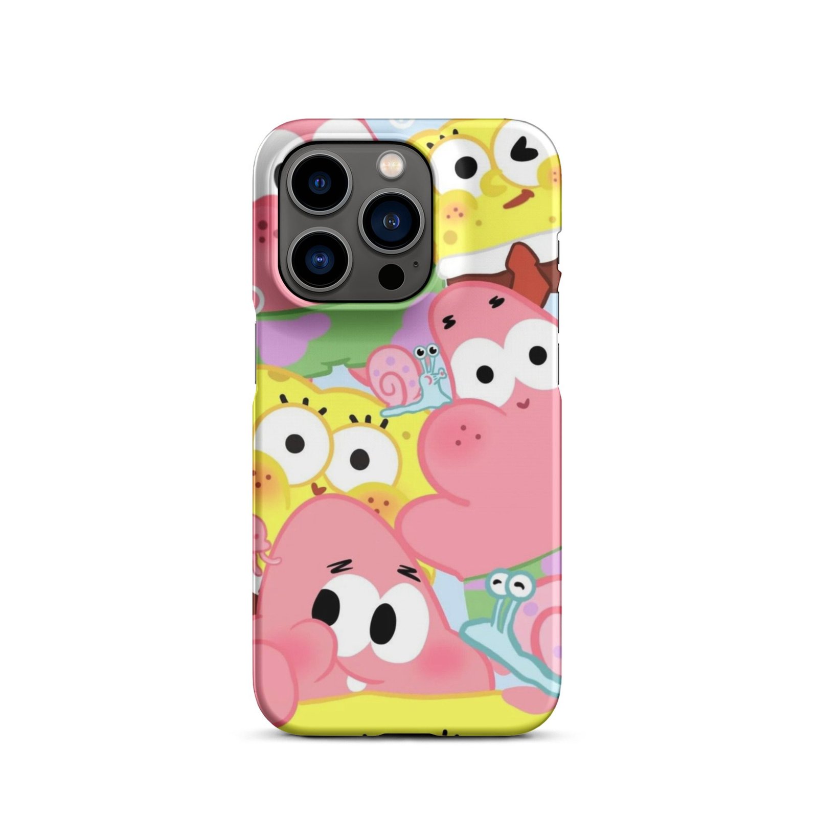Pink Cute Cartoon Snap Phone Case (Phone 11–17 Series)