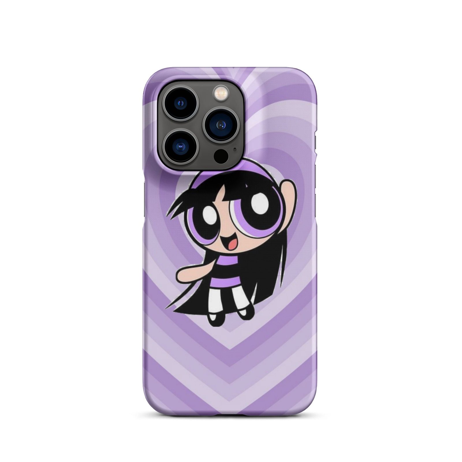 Purple Cute Cartoon Snap Phone Case (Phone 11–17 Series)