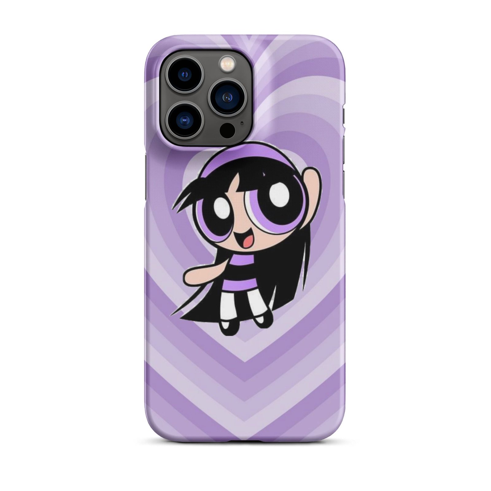 Purple Cute Cartoon Snap Phone Case (Phone 11–17 Series)