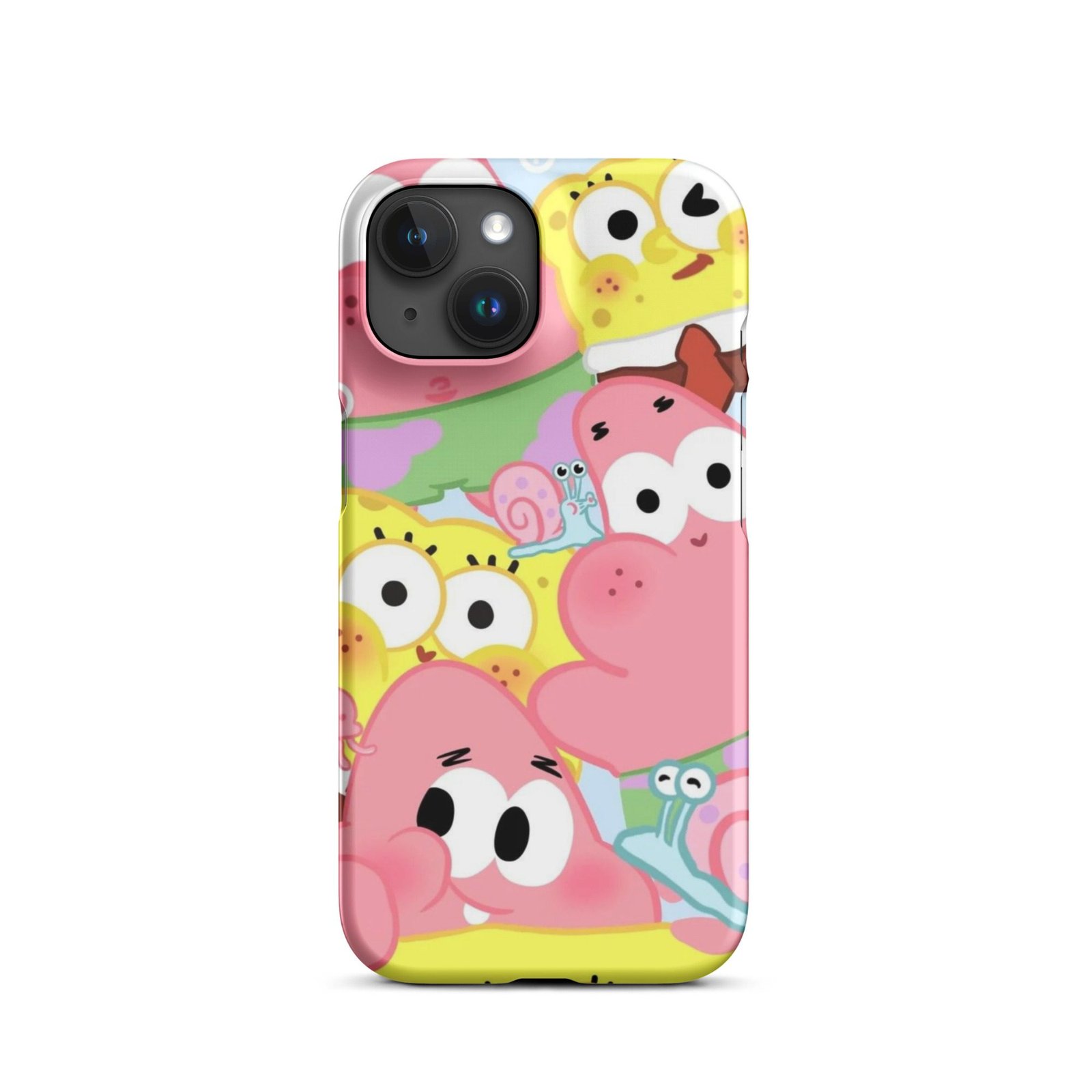 Pink Cute Cartoon Snap Phone Case (Phone 11–17 Series)