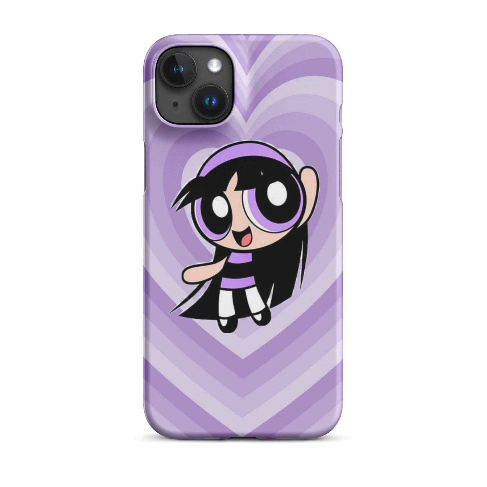 Purple Cute Cartoon Snap Phone Case (Phone 11–17 Series)