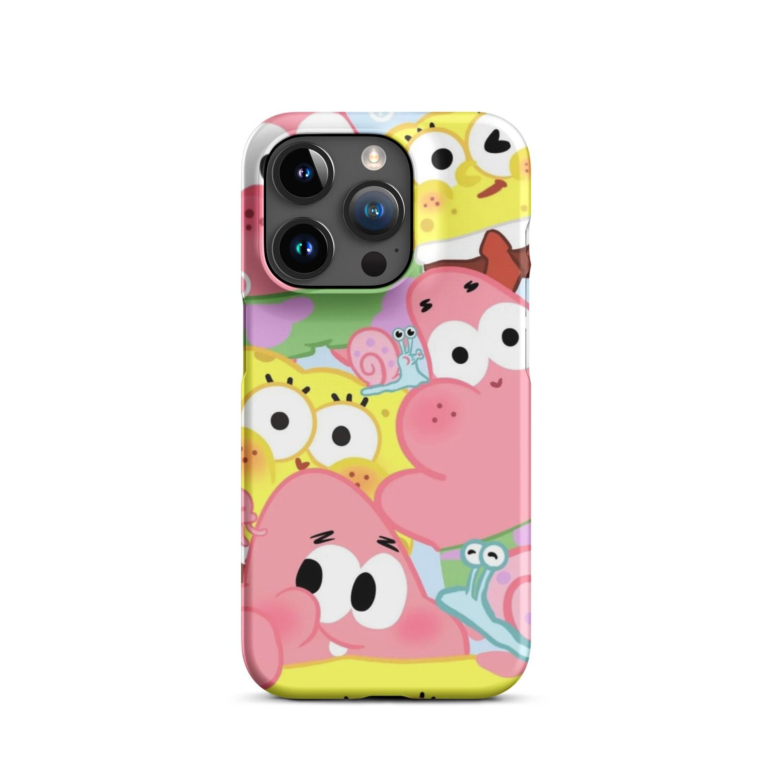 Pink Cute Cartoon Snap Phone Case (Phone 11–17 Series)