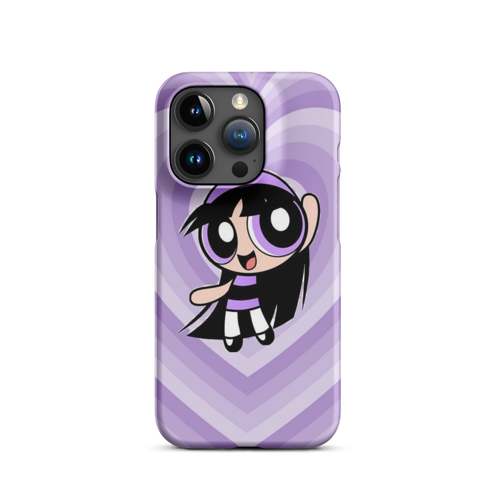 Purple Cute Cartoon Snap Phone Case (Phone 11–17 Series)