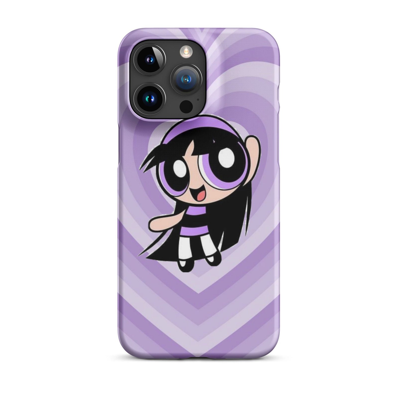 Purple Cute Cartoon Snap Phone Case (Phone 11–17 Series)