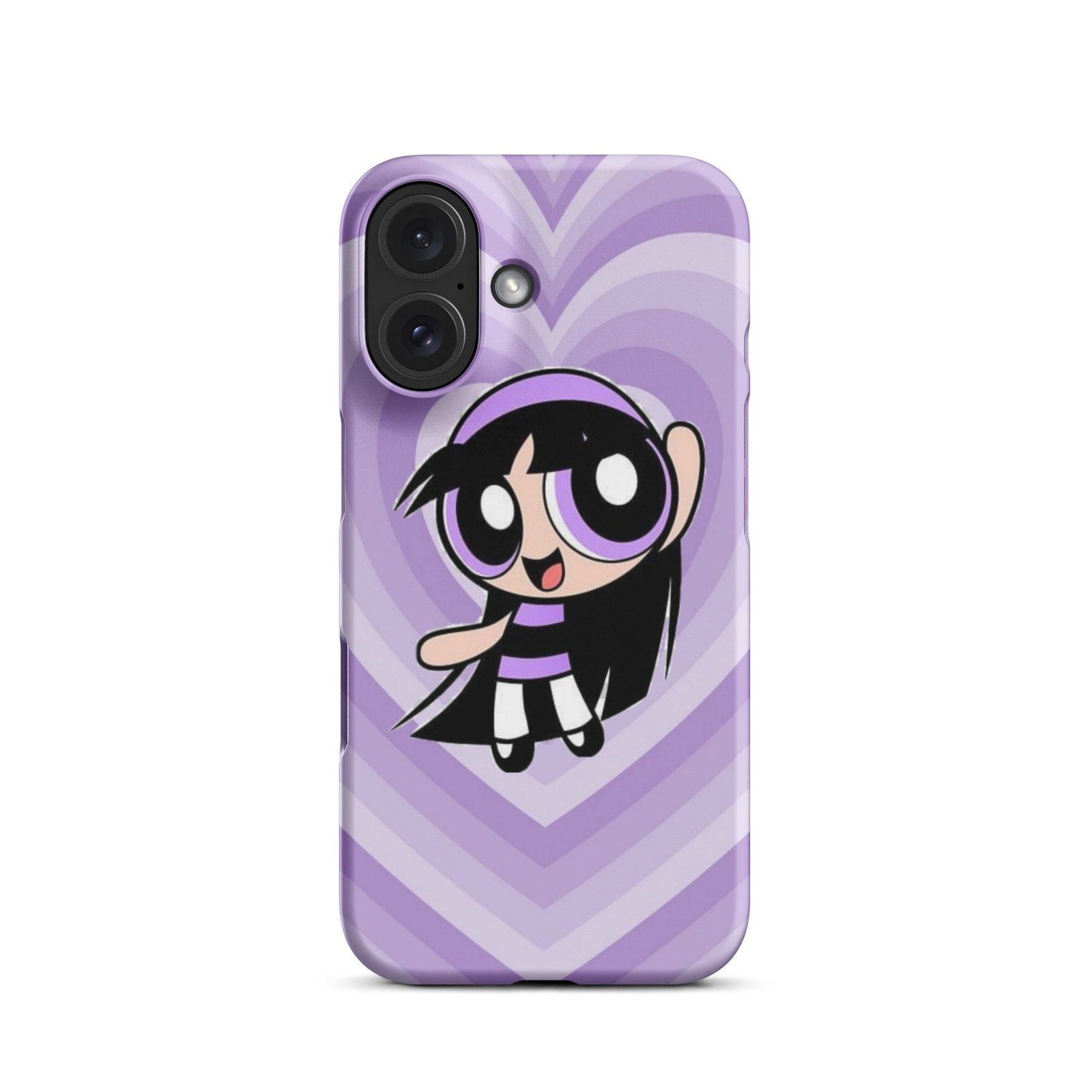 Purple Cute Cartoon Snap Phone Case (Phone 11–17 Series)