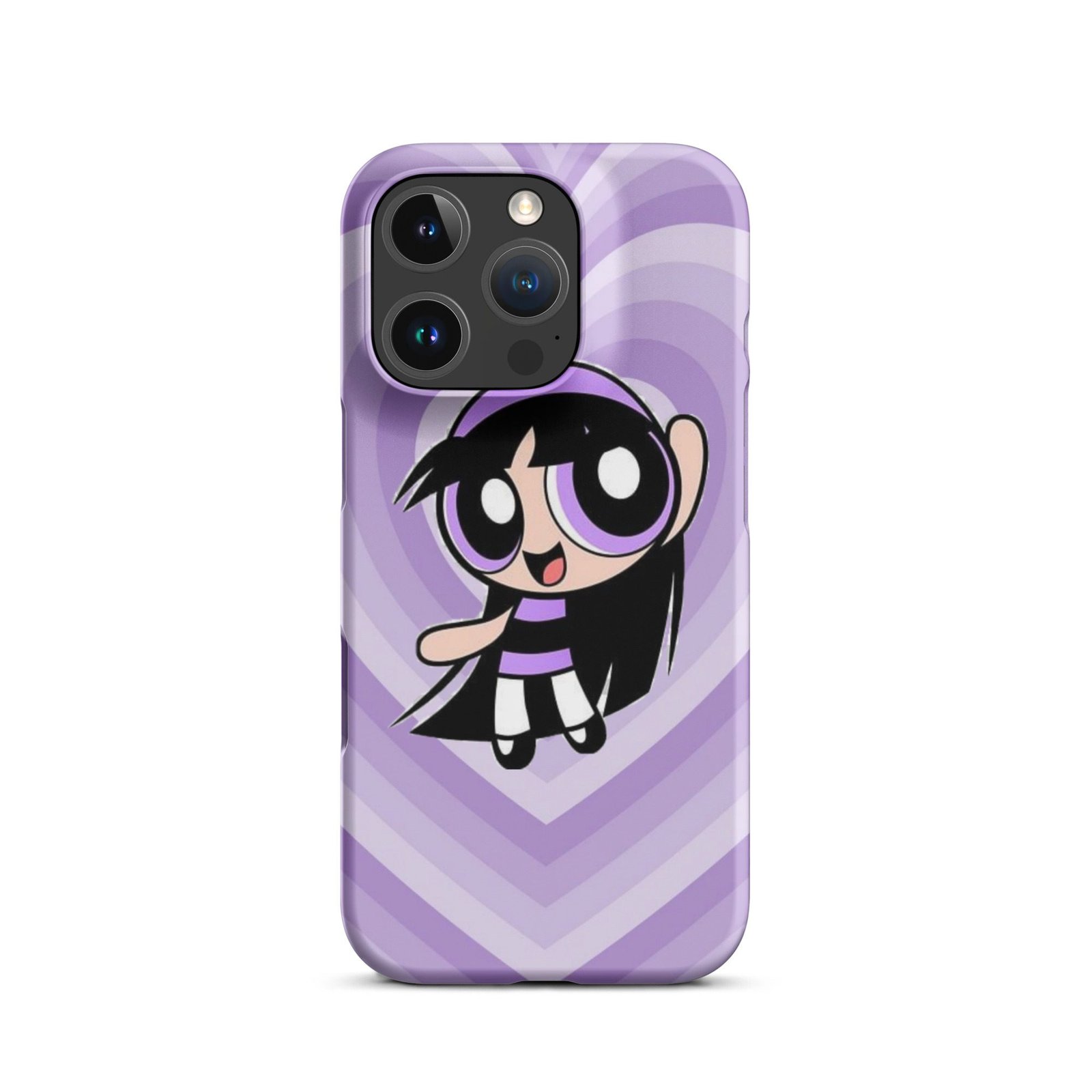 Purple Cute Cartoon Snap Phone Case (Phone 11–17 Series)