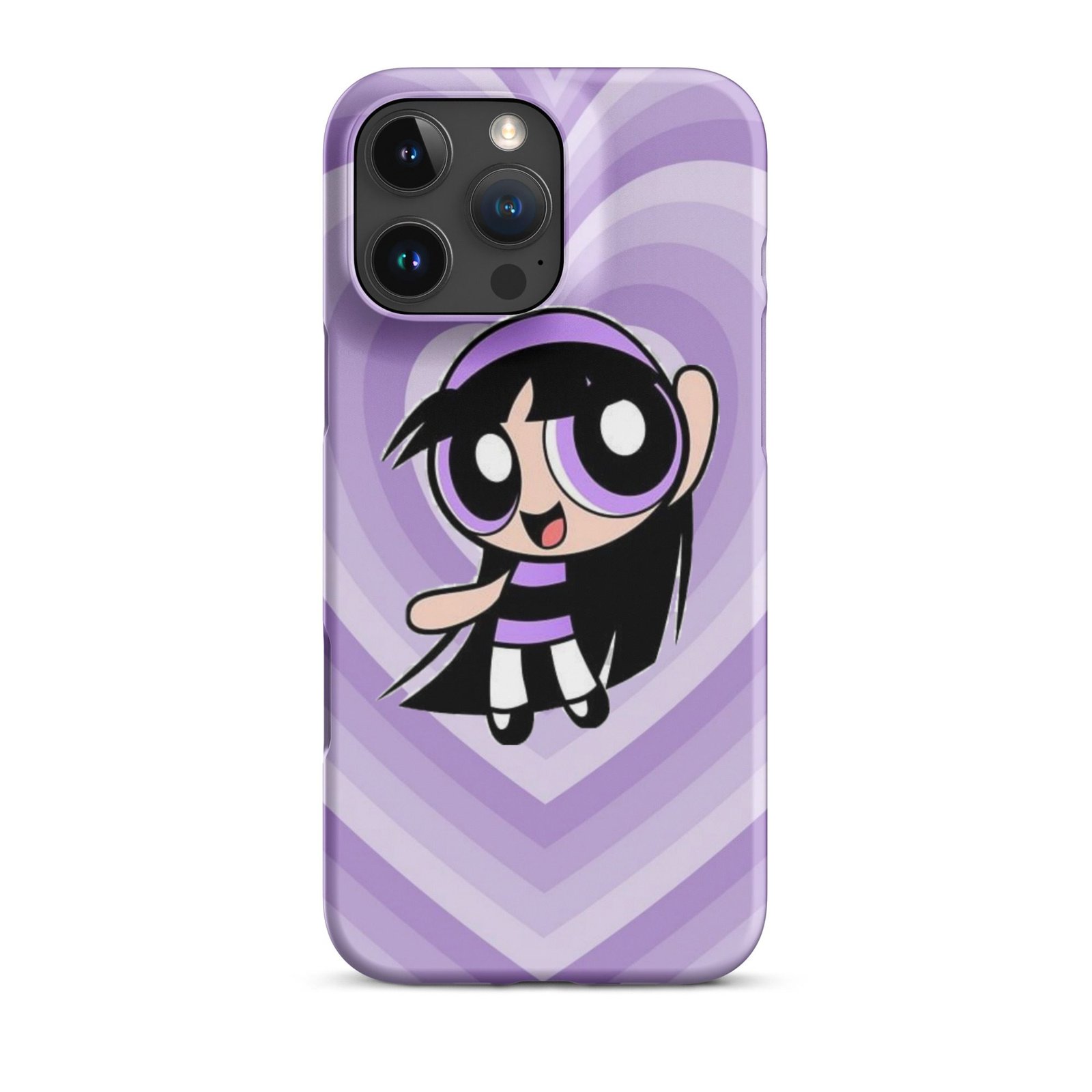 Purple Cute Cartoon Snap Phone Case (Phone 11–17 Series)