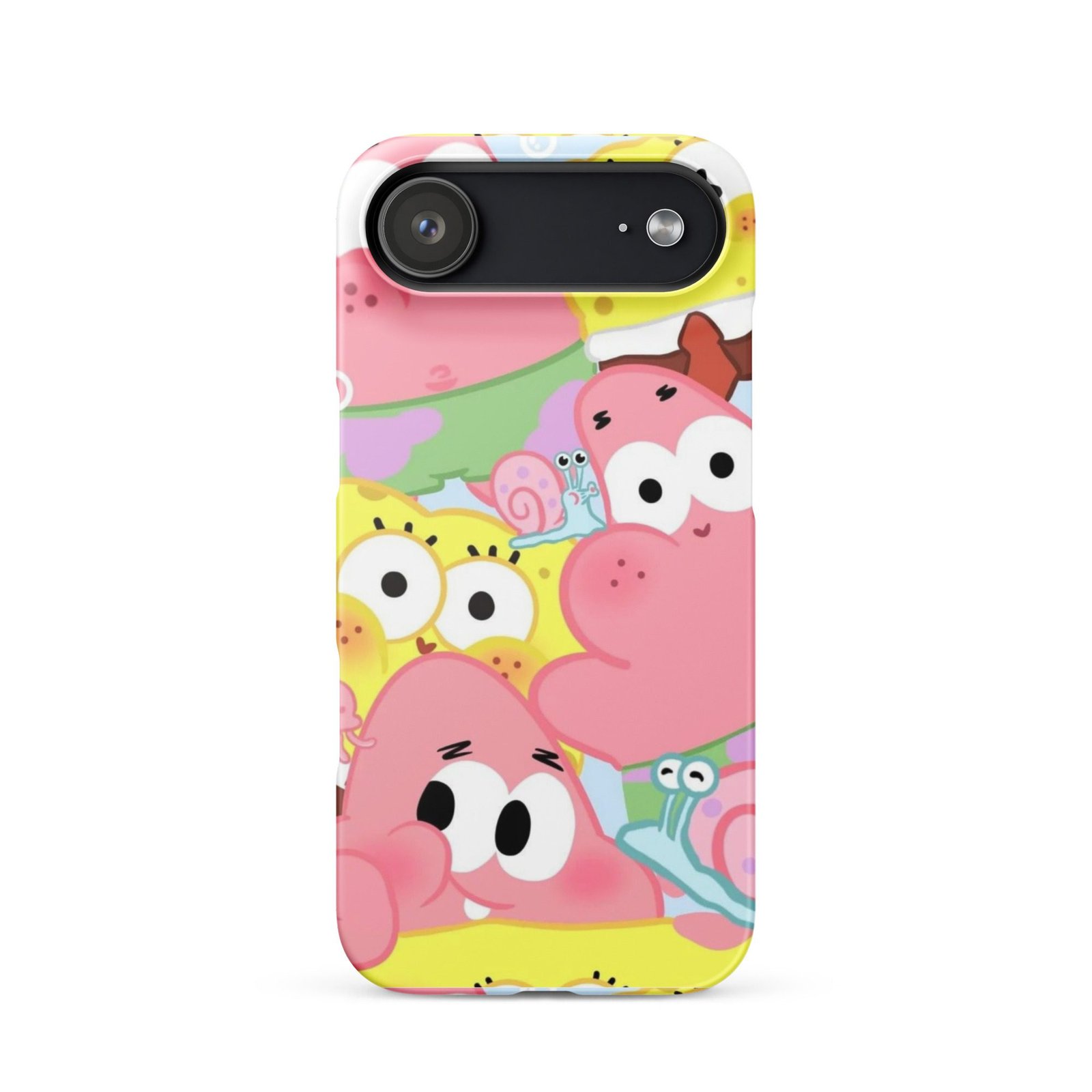 Pink Cute Cartoon Snap Phone Case (Phone 11–17 Series)