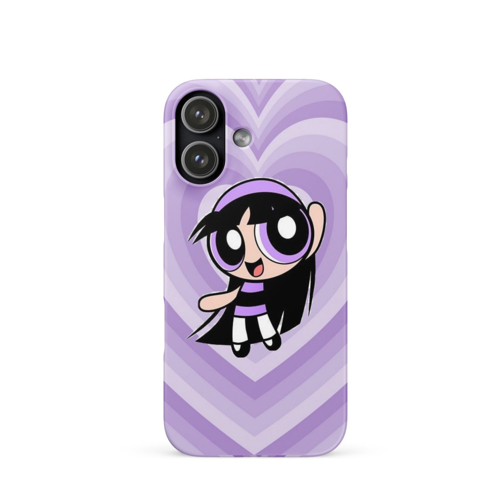 Purple Cute Cartoon Snap Phone Case (Phone 11–17 Series)