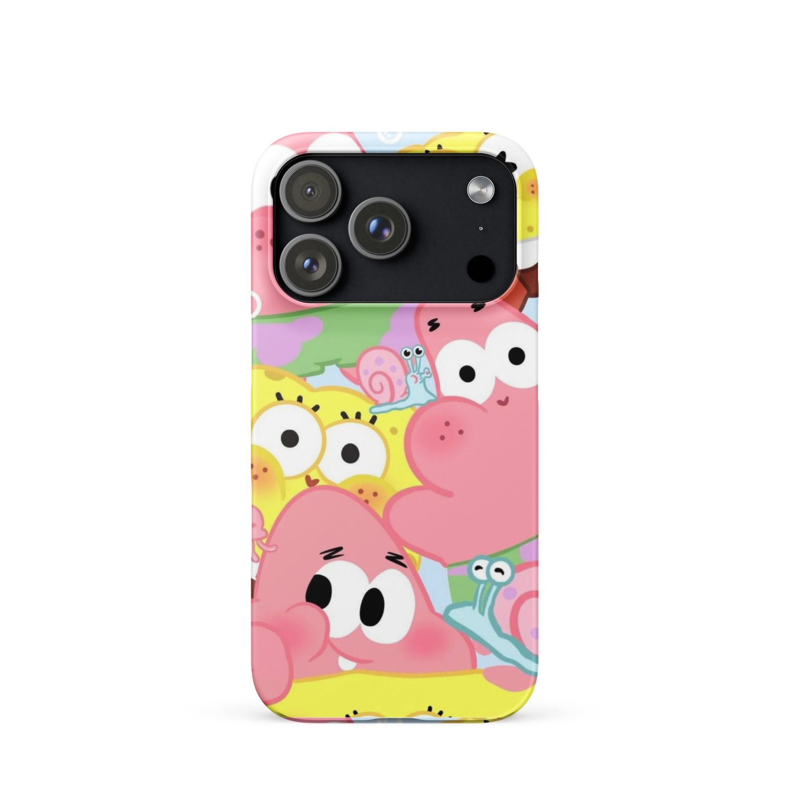 Pink Cute Cartoon Snap Phone Case (Phone 11–17 Series)