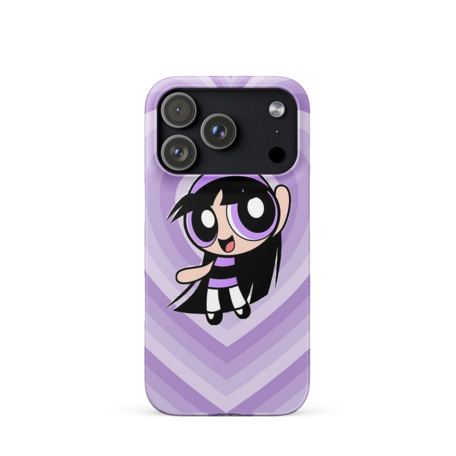 Purple Cute Cartoon Snap Phone Case (Phone 11–17 Series)