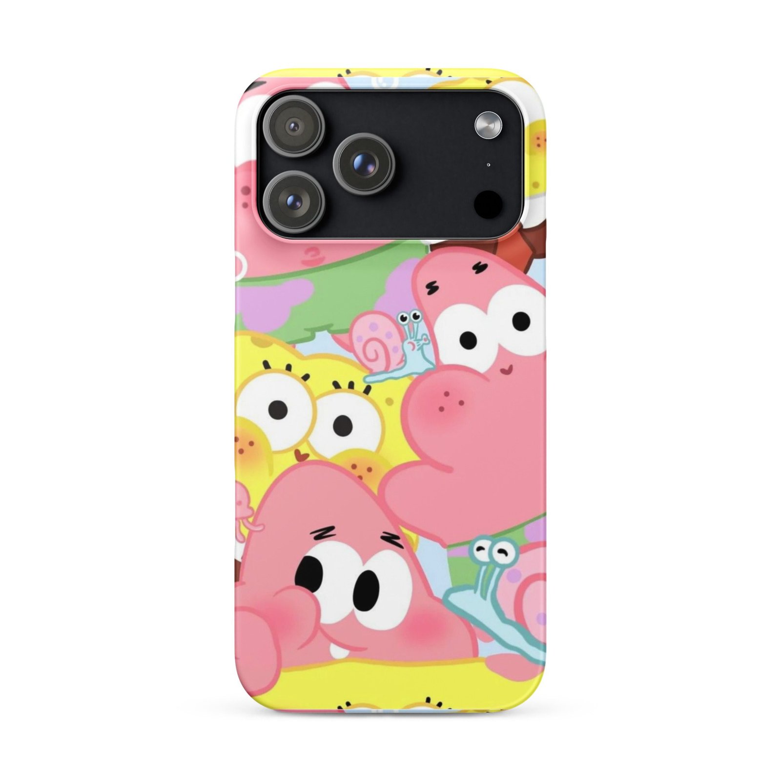 Pink Cute Cartoon Snap Phone Case (Phone 11–17 Series)