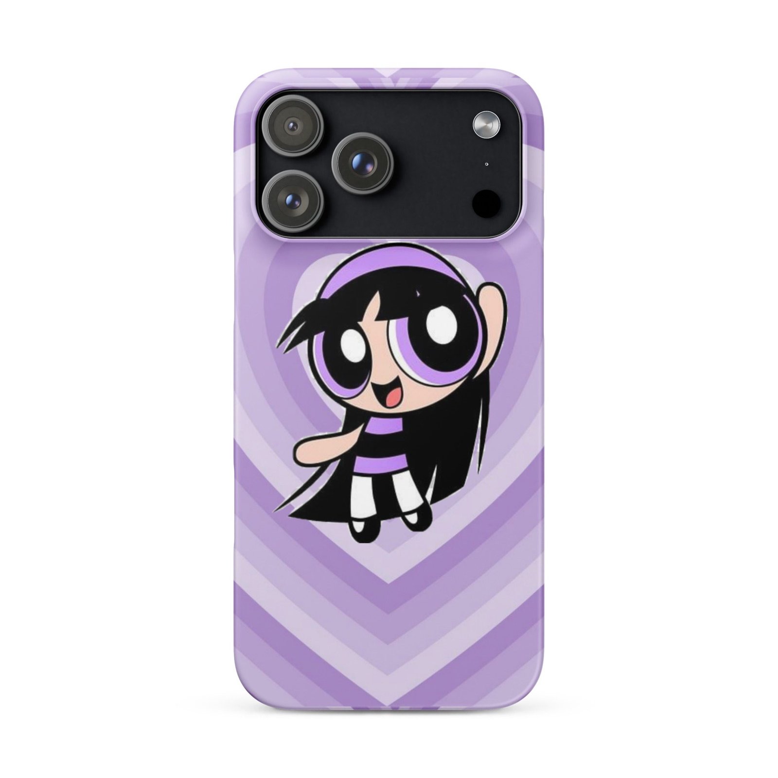 Purple Cute Cartoon Snap Phone Case (Phone 11–17 Series)