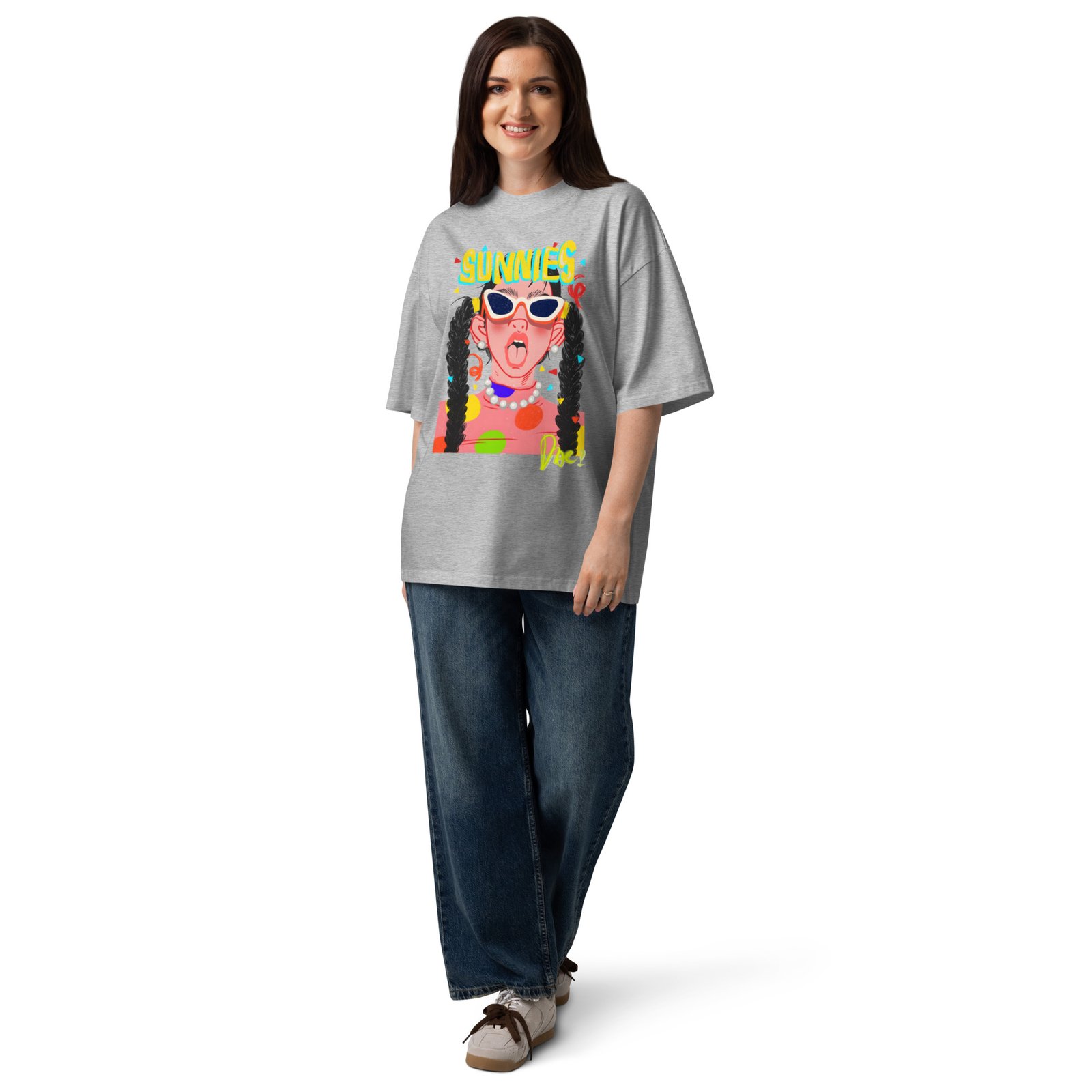 Oversized Organic Cotton Graphic T-Shirt (Unisex)