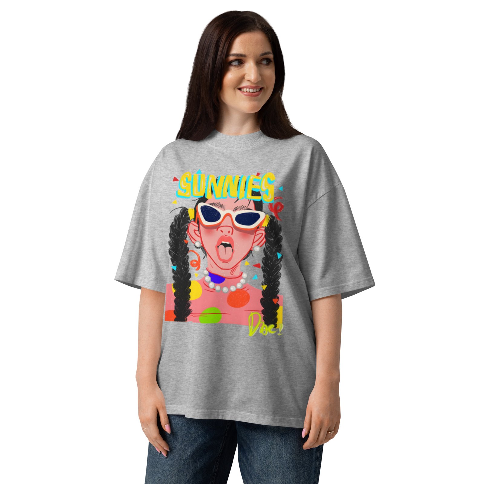 Oversized Organic Cotton Graphic T-Shirt (Unisex)