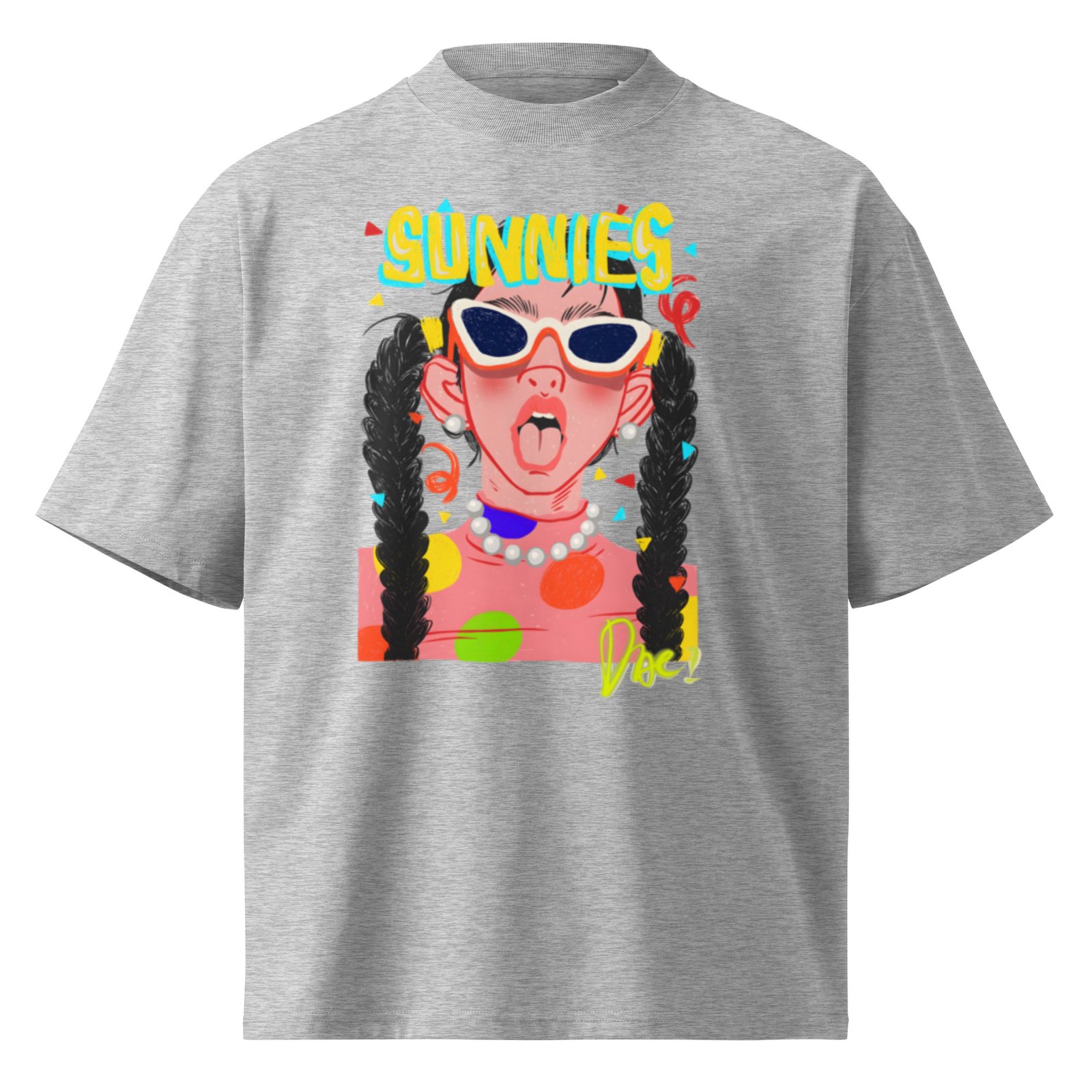 Oversized Organic Cotton Graphic T-Shirt (Unisex)