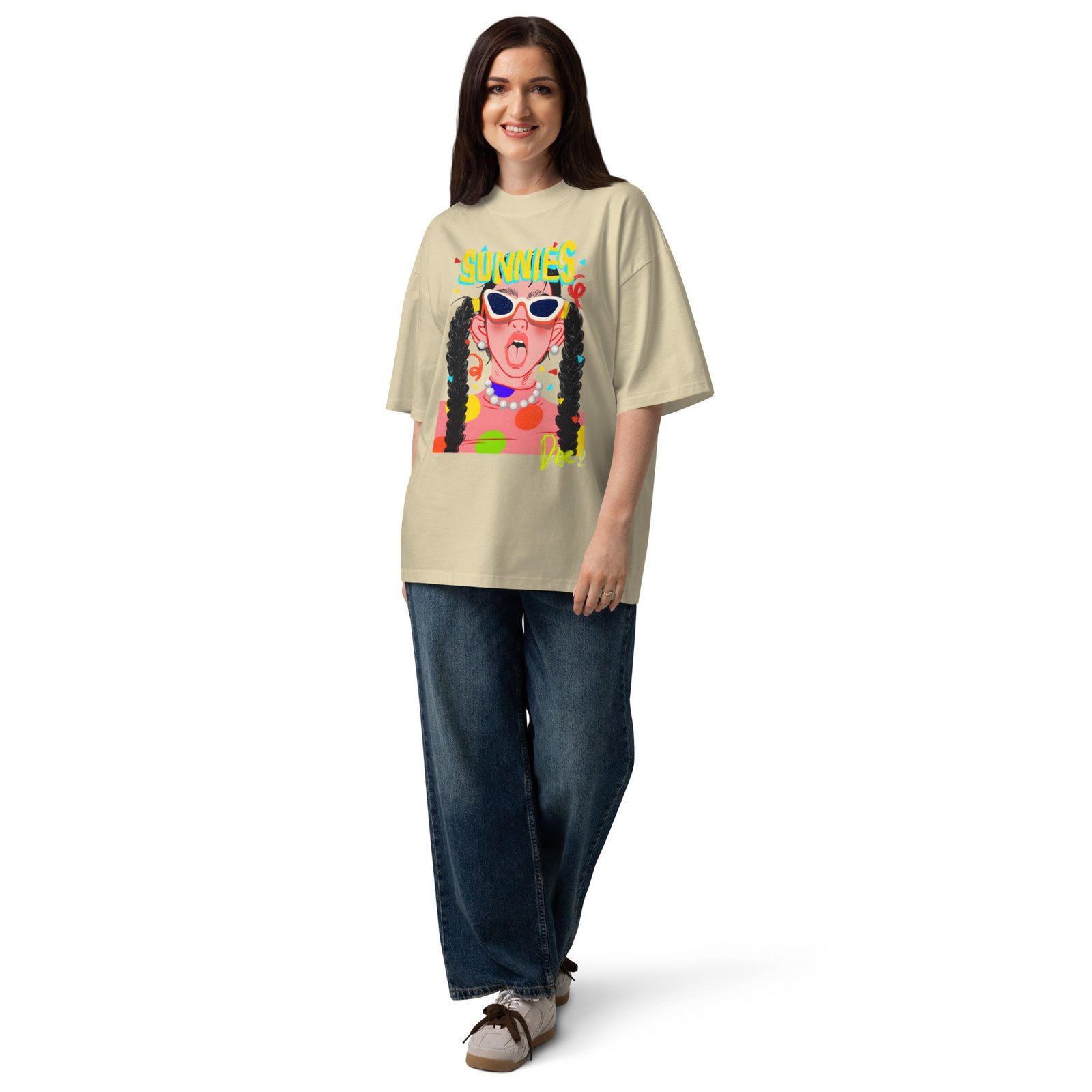 Oversized Organic Cotton Graphic T-Shirt (Unisex)