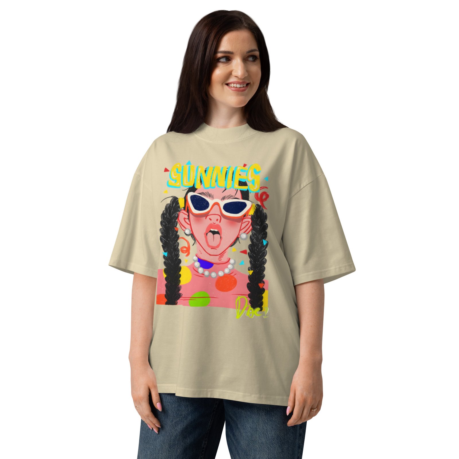 Oversized Organic Cotton Graphic T-Shirt (Unisex)