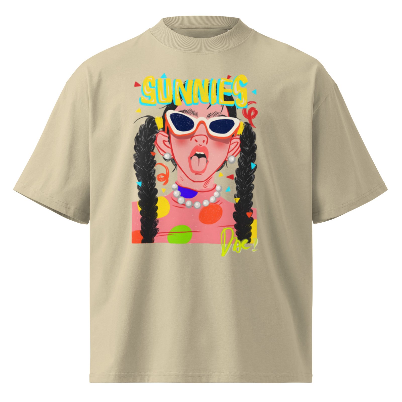 Oversized Organic Cotton Graphic T-Shirt (Unisex)