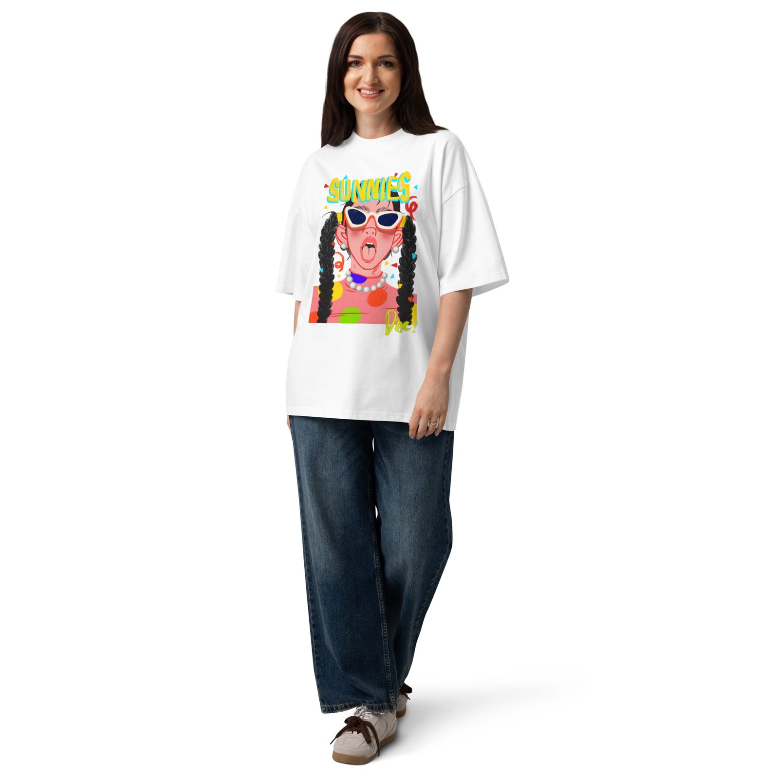 Oversized Organic Cotton Graphic T-Shirt (Unisex)
