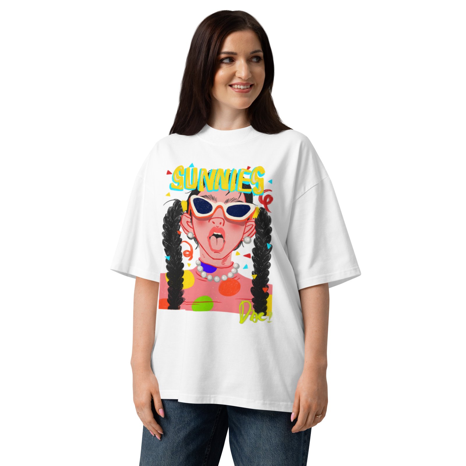 Oversized Organic Cotton Graphic T-Shirt (Unisex)