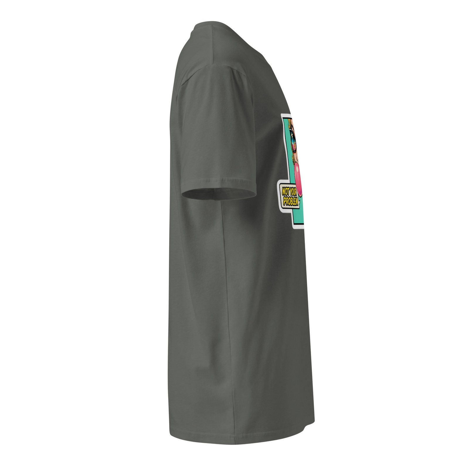 "Not Your Problem" Retro Pop Art Bubblegum Graphic Tee